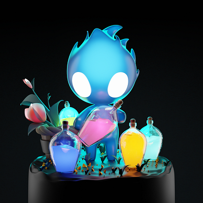 Spirit 3d b3d blender design