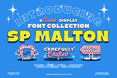 SP MALTON FONT branding design graphic design illustration logo typeface typography ui ux vector