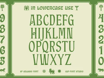 SP GELASKY FONT Lowercase branding design graphic design illustration logo typeface typography ui ux vector