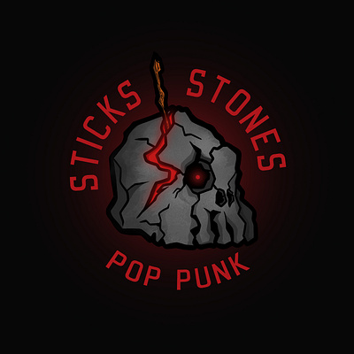Sticks & Stones Band branding design graphic design illustration logo vector