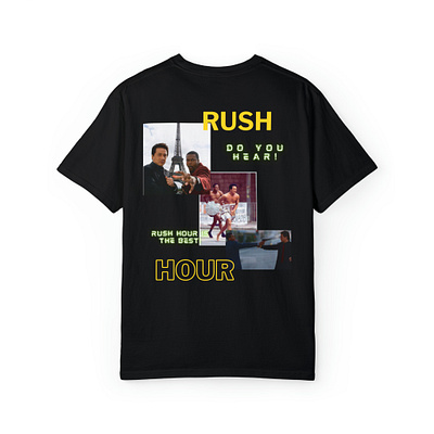 rush hour t-shirt app branding design graphic design illustration logo typography ui ux vector