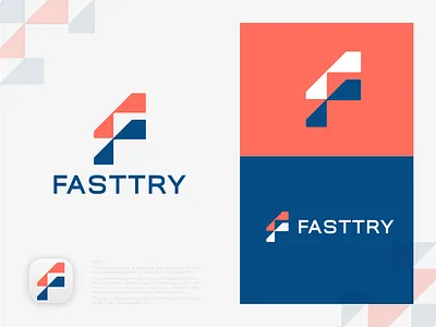 FASTTRY LOGO brand brand identity branding icon identity logo logo design logo mark logodesign logos logotype mark modern logo vector