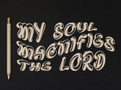 PCM Design Challenge | My Soul Magnifies The Lord art artwork church design design challenge graphic design pcmchallenge prochurchmedia social media typography