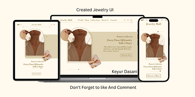 Jewelry Mall branding creative design graphic design jewellery jewelry mobile responsive tabview ui ux webview
