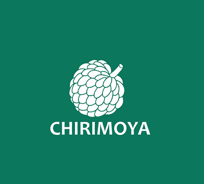 chirimoya logo design branding design graphic design illustration logo vector
