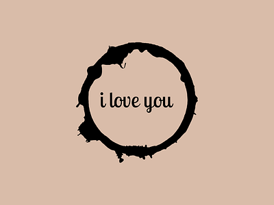 Logo for i love you.