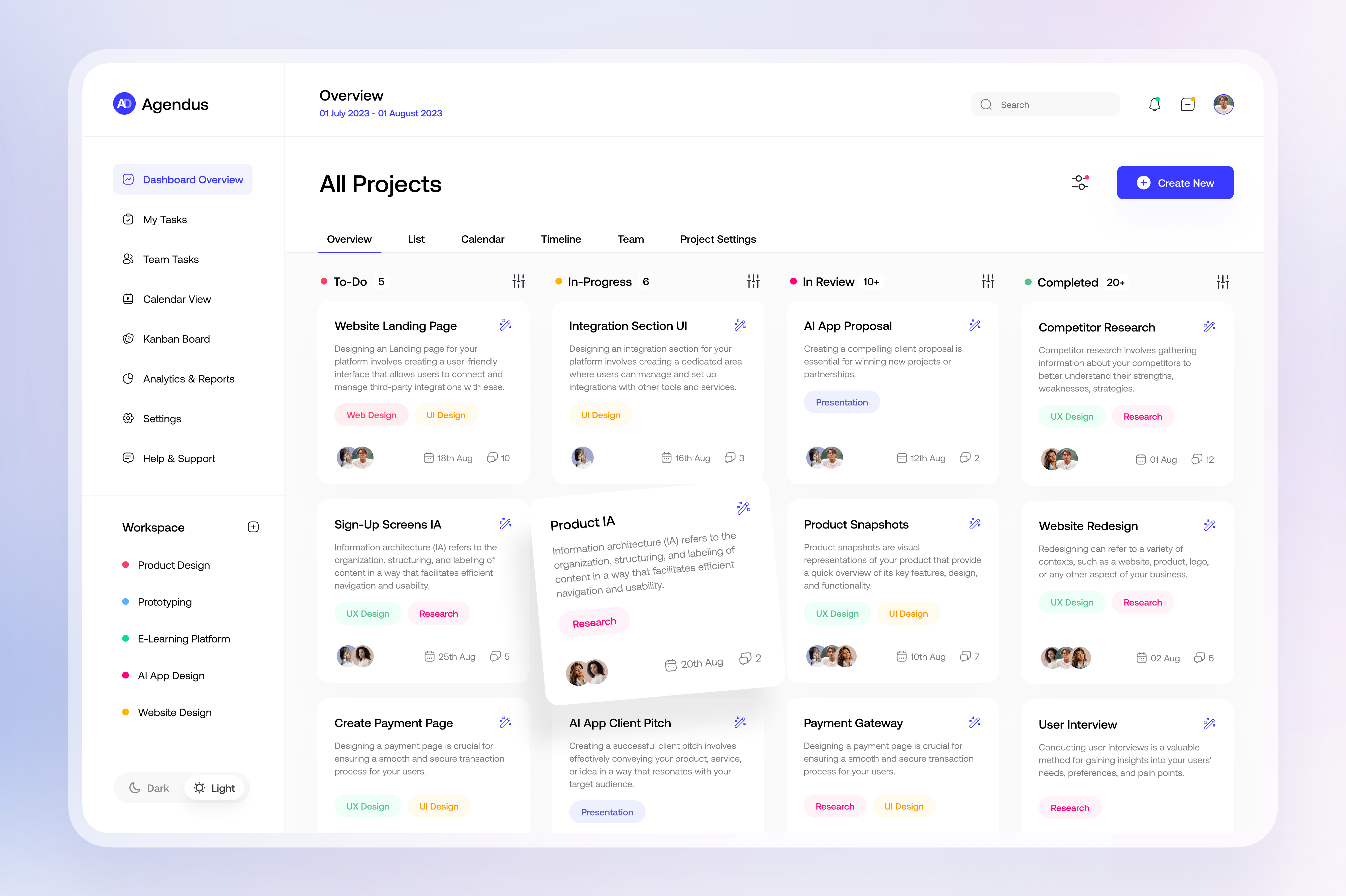 Task Management Dashboard🔖⚡️ analytics app design dashboard dashboard ui design figma finance dashboard kanban management notion productivity project management task management task manager team manager ui uidesign uiux ux web design