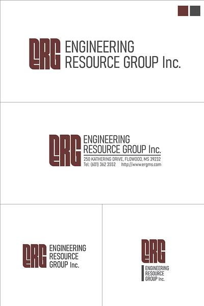 ERG Engineening Resource Group Inc_v.1 branding design graphic design logo typography vector