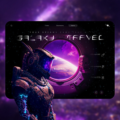 Futuristic Space travel website deadspace galaxy galaxy travel homepage landing landing page nasa product design responsive space space travel spacex ui user interface ux web design website design