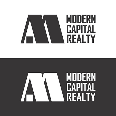 Mordern Capital Realty branding graphic design logo typography vector