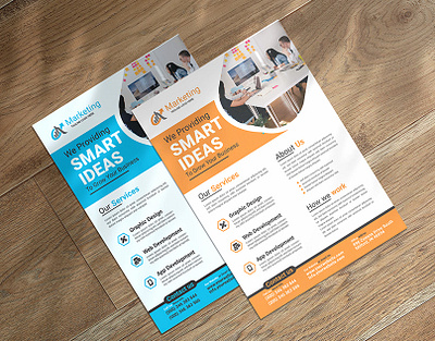 Corporate Flyer Design 3d animation app branding design graphic design illustration logo motion graphics ui vector