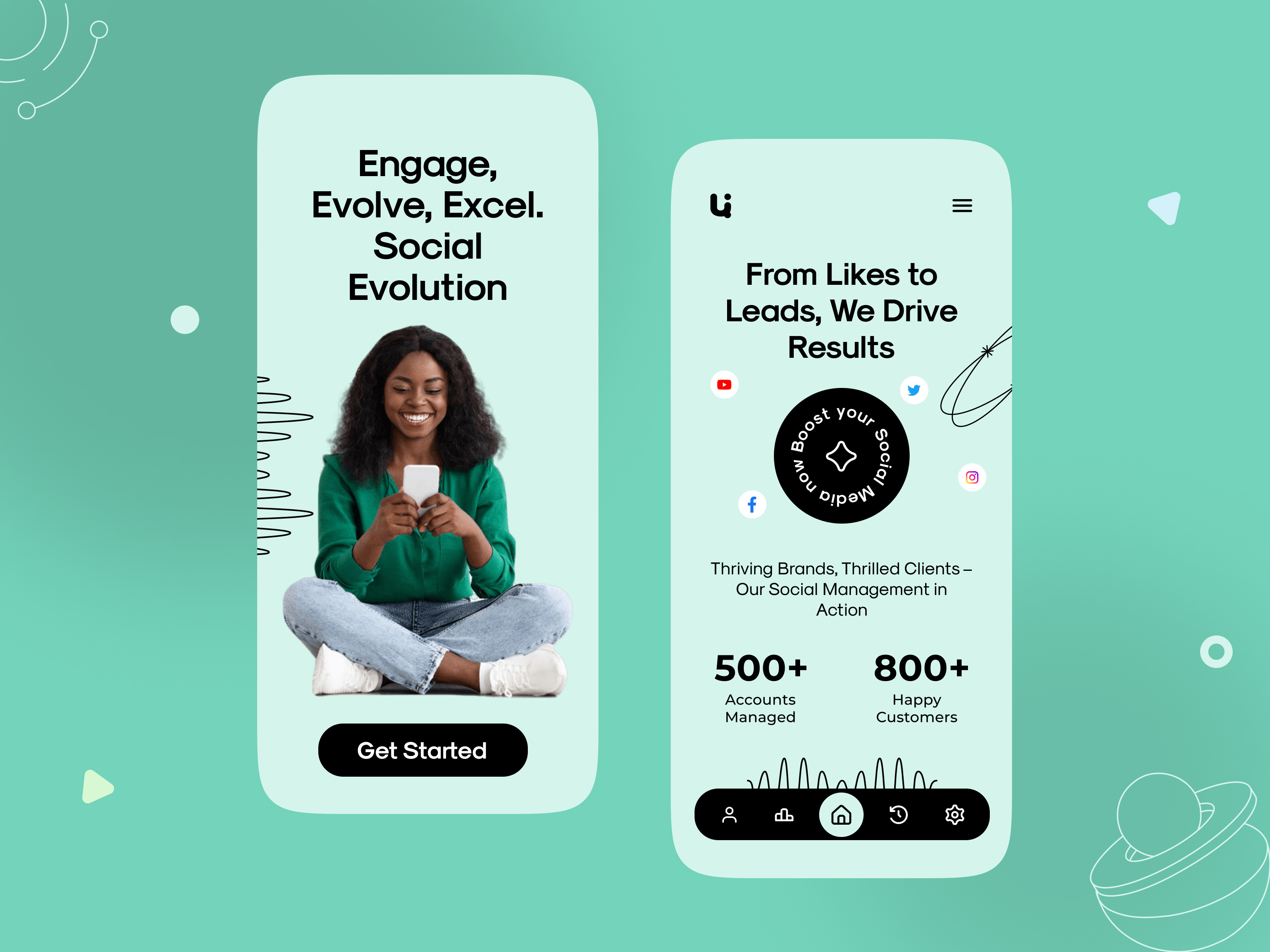 Social Media Management Mobile App android app design app app design appdesign design interface interfacedesign ios app design minimal mobile mobile app design mobile apps mobile ui design mobileappdesign social media ui ux ux ui design uxui uxuidesign