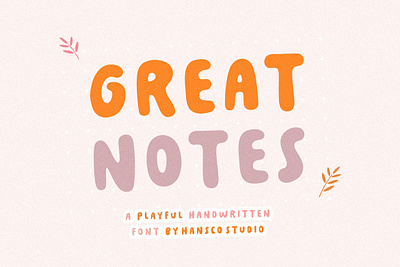 Good Notes Font - Handwritten Sans Serif Font​​​​​​​! awesome canva comics cute font free free font good notes goodnotes handwriting handwritten instagram font kids logo type logotype natural notes pretty typeface typography