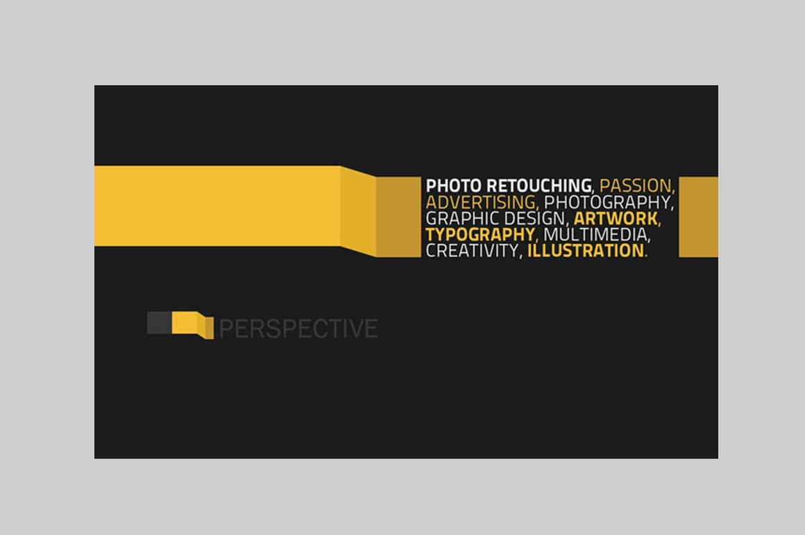 Business Card Perspective