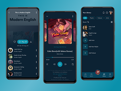 Music Player App Concept app app design branding design interface mobile music music app music player musicplayer trend ui uidesign uiux ux