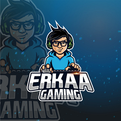 Erkaa gaming logo design branding design esport logo esport logo design graphic design illustration logo logo design vector