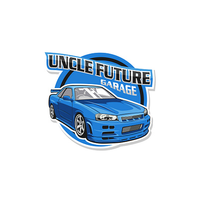 Uncle Future Garage logo design branding design esport logo esport logo design graphic design illustration logo logo design vector