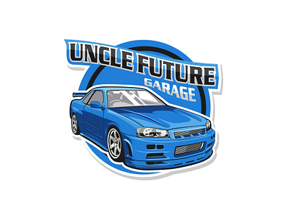 Uncle Future Garage logo design branding design esport logo esport logo design graphic design illustration logo logo design vector