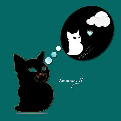 Cat illustration cat graphic design illustration template