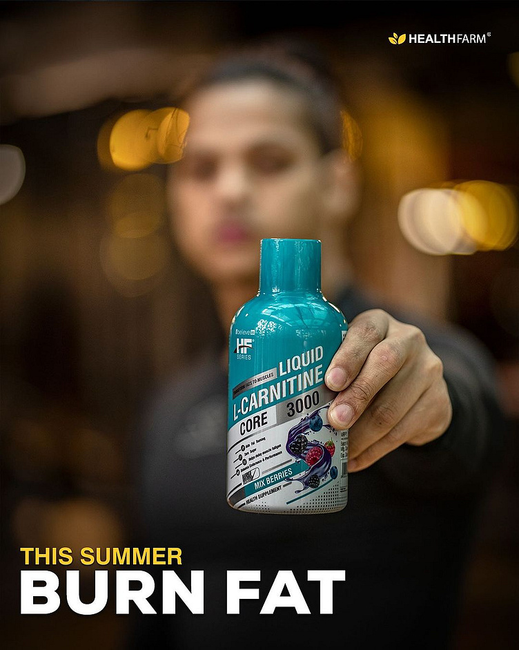 Let’s burn some fat with our Lcarnitine 🔥 by HealthFarm on Dribbble