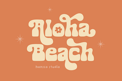 Aloha Beach Font - Retro Cute Vintage Free Font! 40s 50s 60s canva font fonts fonts kids free font groovy logo logotype retro serif slab slab serif type type design typeface typography vintage