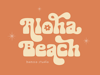 Aloha Beach Font - Retro Cute Vintage Free Font! 40s 50s 60s canva font fonts fonts kids free font groovy logo logotype retro serif slab slab serif type type design typeface typography vintage