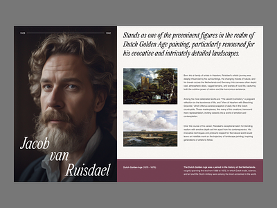 Jacob van Ruisdael 2023 trends artist branding design editorial graphic design grid illustration jacob van ruisdael layout logo print typo typography ui ui elements uidesign ux web web design