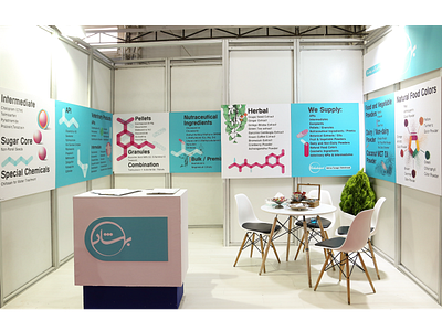 Behshaad stall identity design exhibition design graphic design illustration pharmaceutical poster design stall design