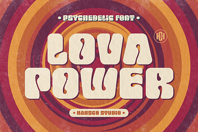 Lova Power Font Retro Psychedelic Font Free! 40s chunky cool font fonts free font funky goodtype graphic design groovy logo logotype old psychedelic retro type typeface typography vibes vintage