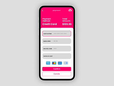 Credit card checkout form #DailyUI dailyui design figma figma design graphic design graphic designer illustration ui uiux