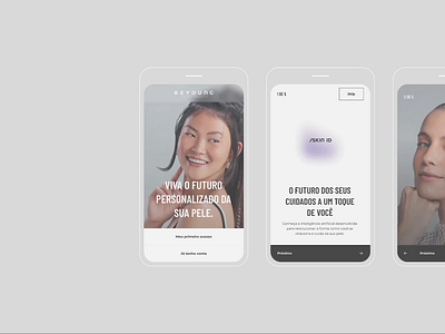 Walkthrough SKINCARE APP anima app interface mobile skincare ui walkthrough