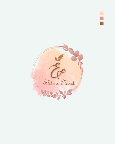 Logo Design of Clothing Store | Ekta's Closet brand logo branding design illustration logo logo design logo design concept logo designer logodesign