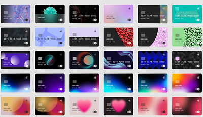 💳BANK CARDS app branding design evgheniiconev graphic design illustration lizzardlab logo ui vector