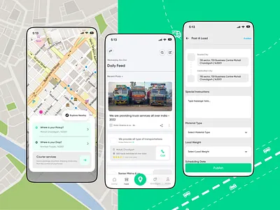 Cargo App UI Design app branding cargo cargo app ui design mobile app productdesign ui