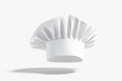 Chef Hat 3D Model 3d animation app branding design graphic design illustration logo ui vector