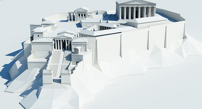 3D Acropolis 3d animation app branding design graphic design illustration logo ui vector