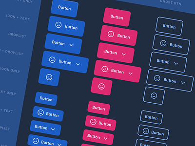 Pssss Need some buttons? 🙄 button button component dark ui design system figma friebee ui ui design ui library