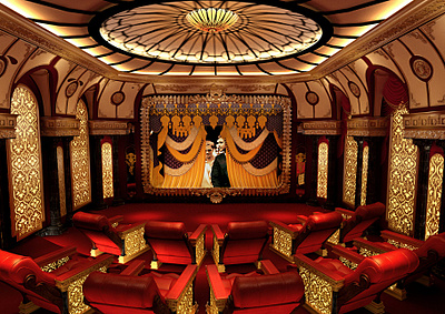 Classical Cinema in 3Ds max 3d animation app branding design graphic design illustration logo motion graphics ui vector