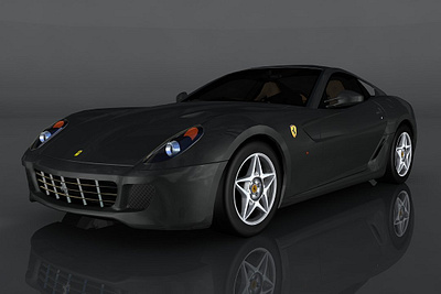 Ferrari 599 GTB Fiorano 3d animation app branding design graphic design illustration logo ui vector