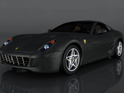 Ferrari 599 GTB Fiorano 3d animation app branding design graphic design illustration logo ui vector