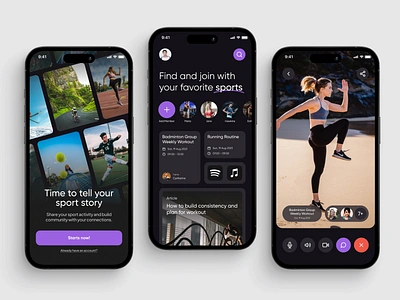 Riada - Sport Community App app branding club community design fandom forum illustration minimal social social networking sport typography ui ui design uidesign uiux user interface user interface design ux