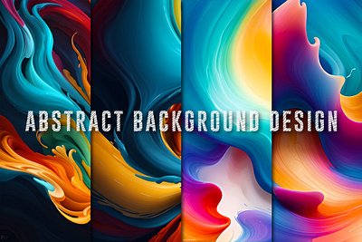 Abstract Background Design Bundle ai art ai character ai design frame