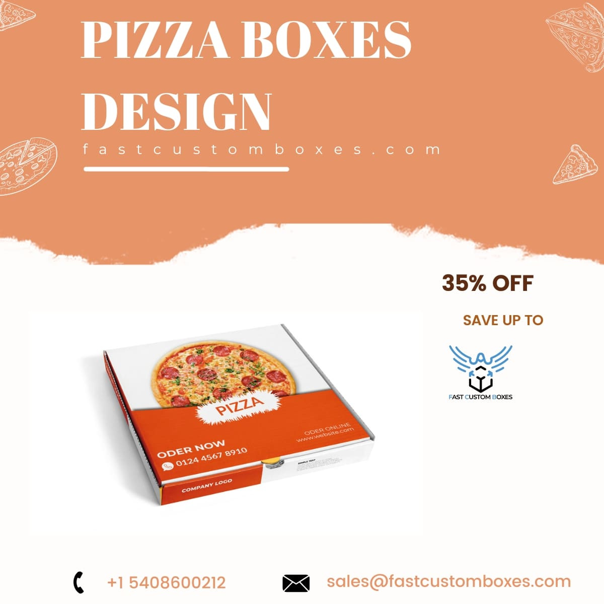 Custom Pizza Boxes Design Customize Pizza Packaging by