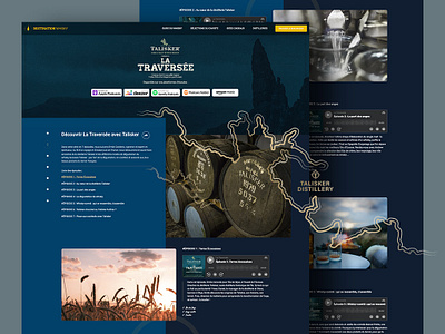 Destination Whisky MHD : Website UI & UX / Mobile UI & UX branding design graphic design ui ux webdesign