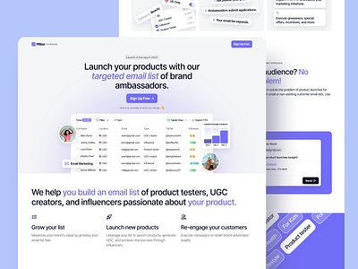 Landing Page and Interface & UX/UI brand identity branding design landing page saas interface saas ui saas uiux ui ui designer ux web web design webflow webflow website website wed design