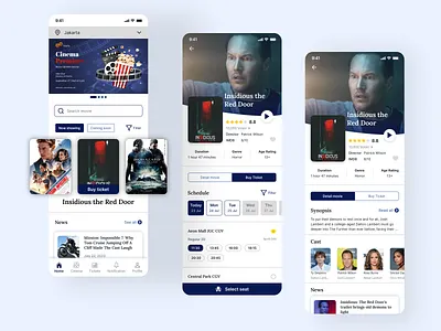 FilmTix - Cinema Ticket Buying Application app bioskop branding buying case study cinema design film graphic design illustration logo mobile mobile app movie ticket ui ui design uiux design ux