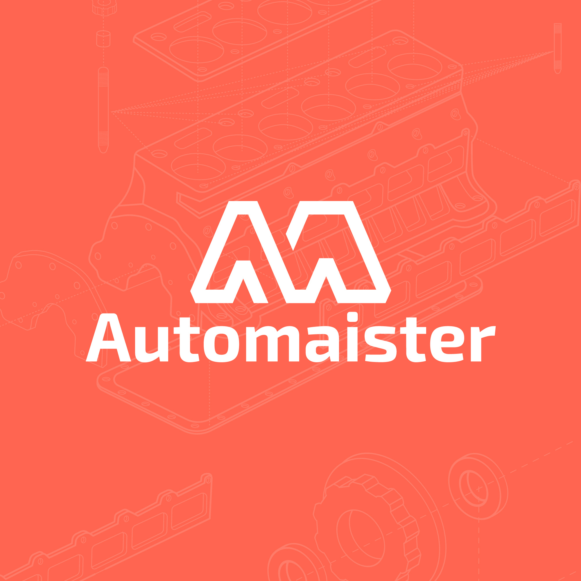Automaister - Logo Design by Pixel Buddy on Dribbble, image size:2000x2000