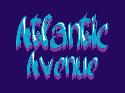 50% OFF - Atlantic Avenue - font