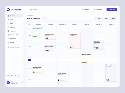 Dashboard for medical app clinicaldashboard digitalhealth healthanalytics healthcareapp healthcaredesign healthcareui medicalapp medicaldashboard medicalinnovation patientexperience telemedicine uiux userexperience userinterface