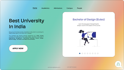 DYPIU Website Redesign design ui ux webdesign